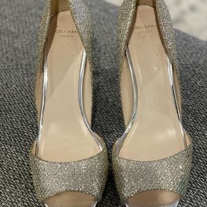 Cole Haan Pretty Glittery Shoes Used- SZ 10